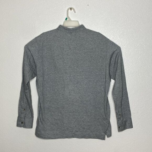 PETER MILLAR Collection Men’s Gray Long Sleeves Cashmere/ Cotton Blend Shirt L - Picture 4 of 6